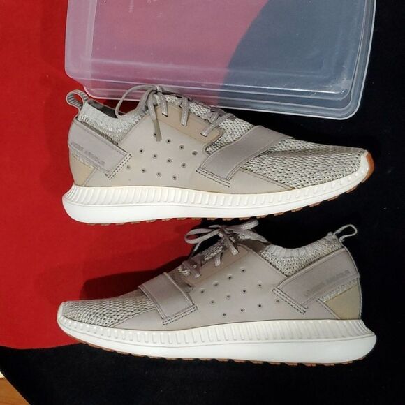 New Under Armour Threadborne Shift Cross Sneaker in Greige - Picture 8 of 14